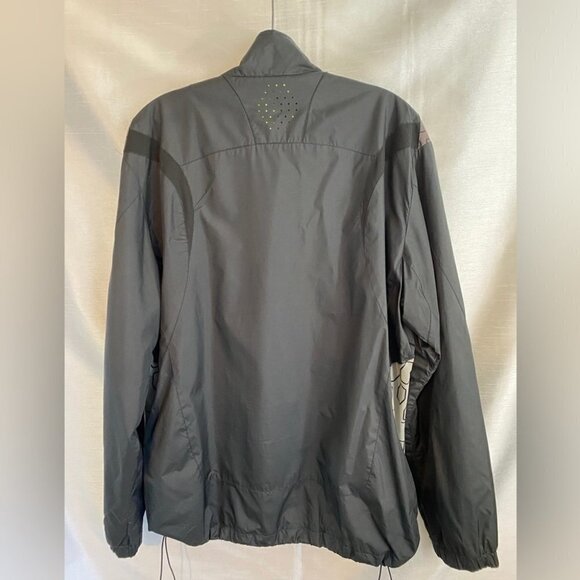 Whiteridge Silver and Black Windbreaker  Jacket Mens Lg X Series - Picture 9 of 16